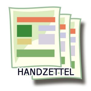 Handzettel drucken bei GM Grafikstudio in Halle / Leipzig und Umgebung Handzettel drucken bei GM Grafikstudio in Halle / Leipzig und Umgebung